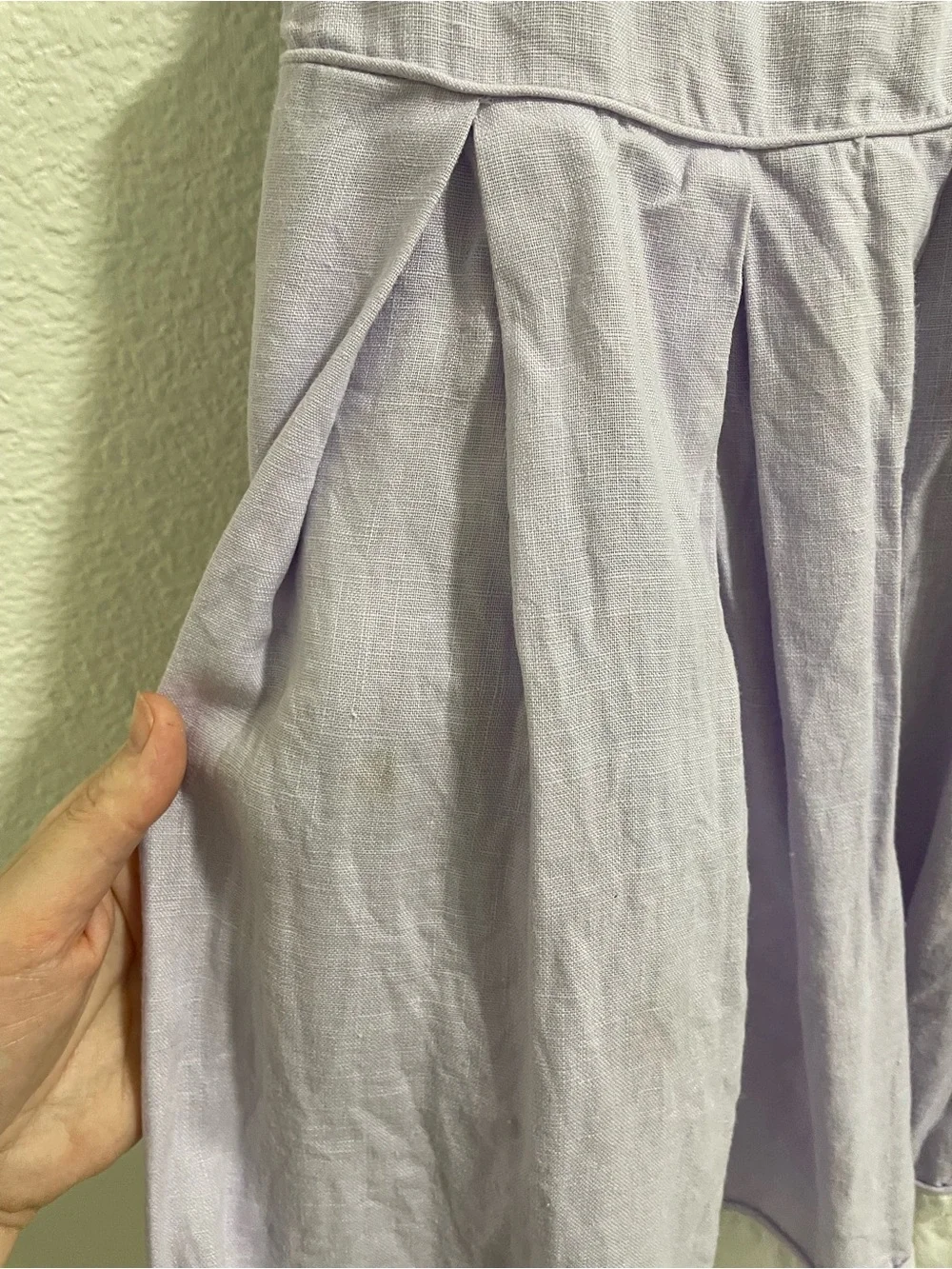 Vintage Janie and Jack linen dress